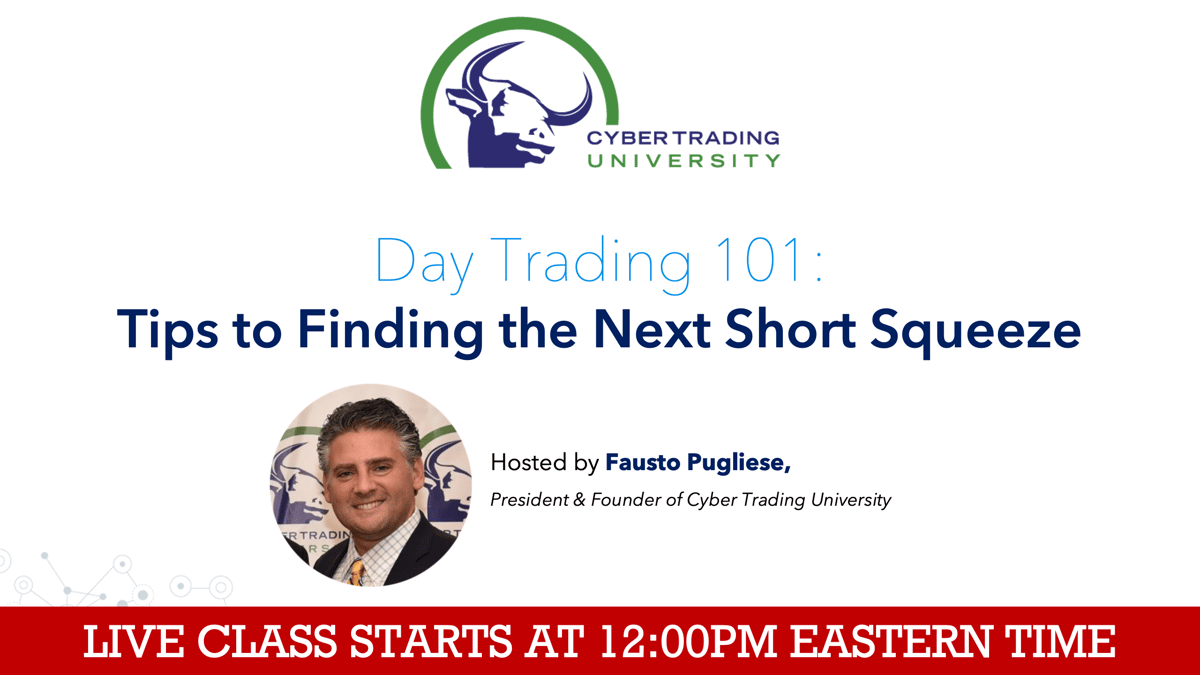 Join Today's Free Trading Class with Fausto Now...